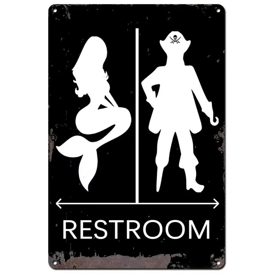 Vintage Whatever Just Wash Your Hands Metal Tin Sign Home Restroom Wall Decor Funny Bathroom Sign for Cafe Bar Restaurant