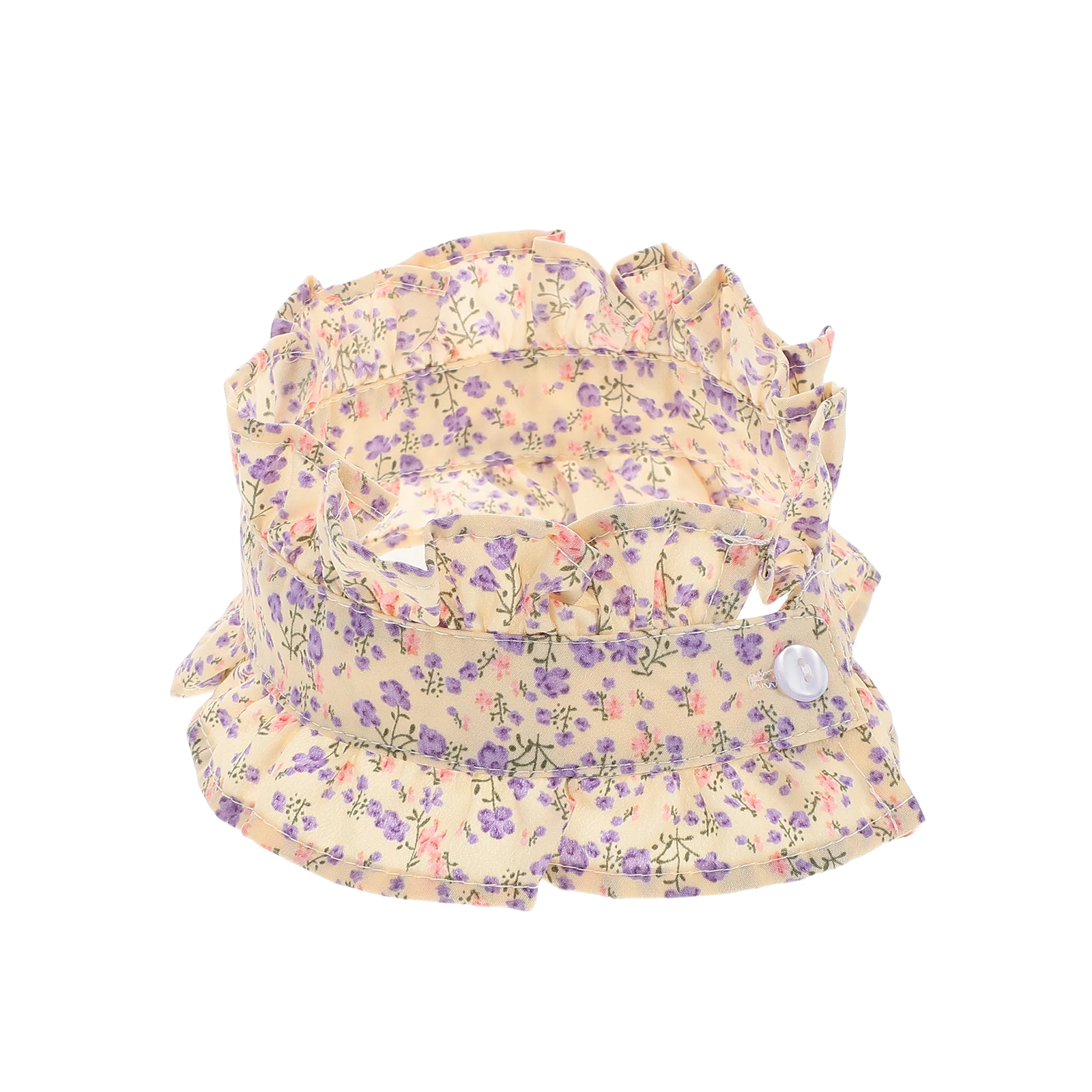 Colletto finto floreale Dickey per donna Colletti a pois Camicetta Stand Poliestere Decorativo Miss