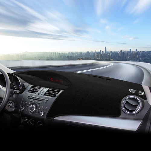 Imagen 2 del producto Accesorios de coche para Mazda 3 M3 BL 2010 2011 2012 2013 alfombrilla para salpicadero evitar la luz parasol cubierta Anti-UV alfombras interiores