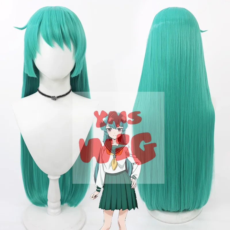 Anime I Admire Magical Girls Gushing over Magical Girls Minakami Sayo Cosplay Wig Green 85cm Heat Resistant Synthetic Hair