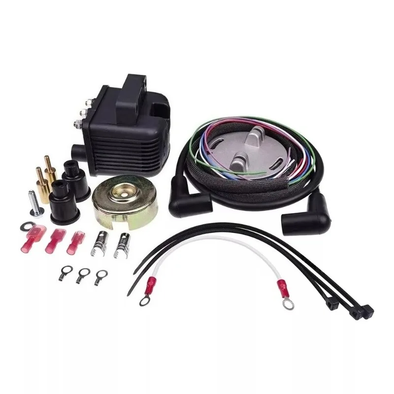 Single Fire Programmable Ignition-Coil Kit OEM 53-660 For Harley Evo Big Twin & XL 70-99 Durable