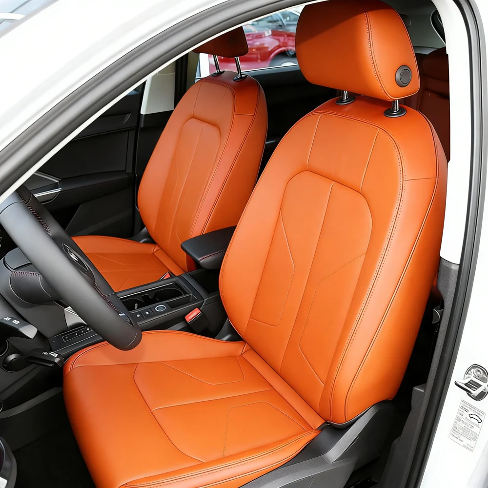 

Car Special Seat Cover For Audi Q3 2019 2020 2021 2022 2023 PU Leather Full Surrounded Car Seat Covers Interior Accessories