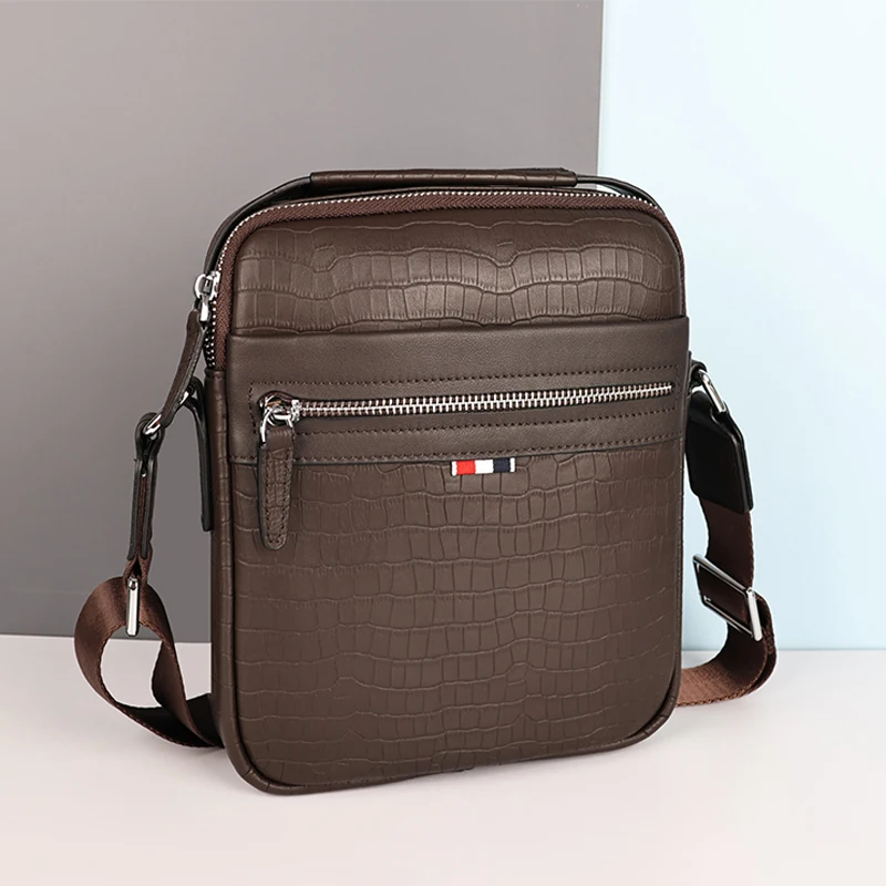 

Мужская повседневная сумка через плечо из воловьей кожи в стиле ретро Crazy Horse с большой вместительностью, портативная и модная сумка через плечо 가방 сумка