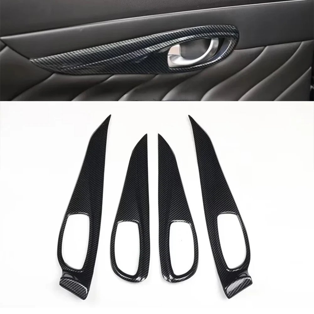 Car Interior Door Handle Cover Trim For Infiniti Q70 2013-2019 Left Hand Drive