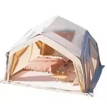 Inflatable Camping Tent, 7.5sqm Oxford Fabric Waterproof Outdoor Tent