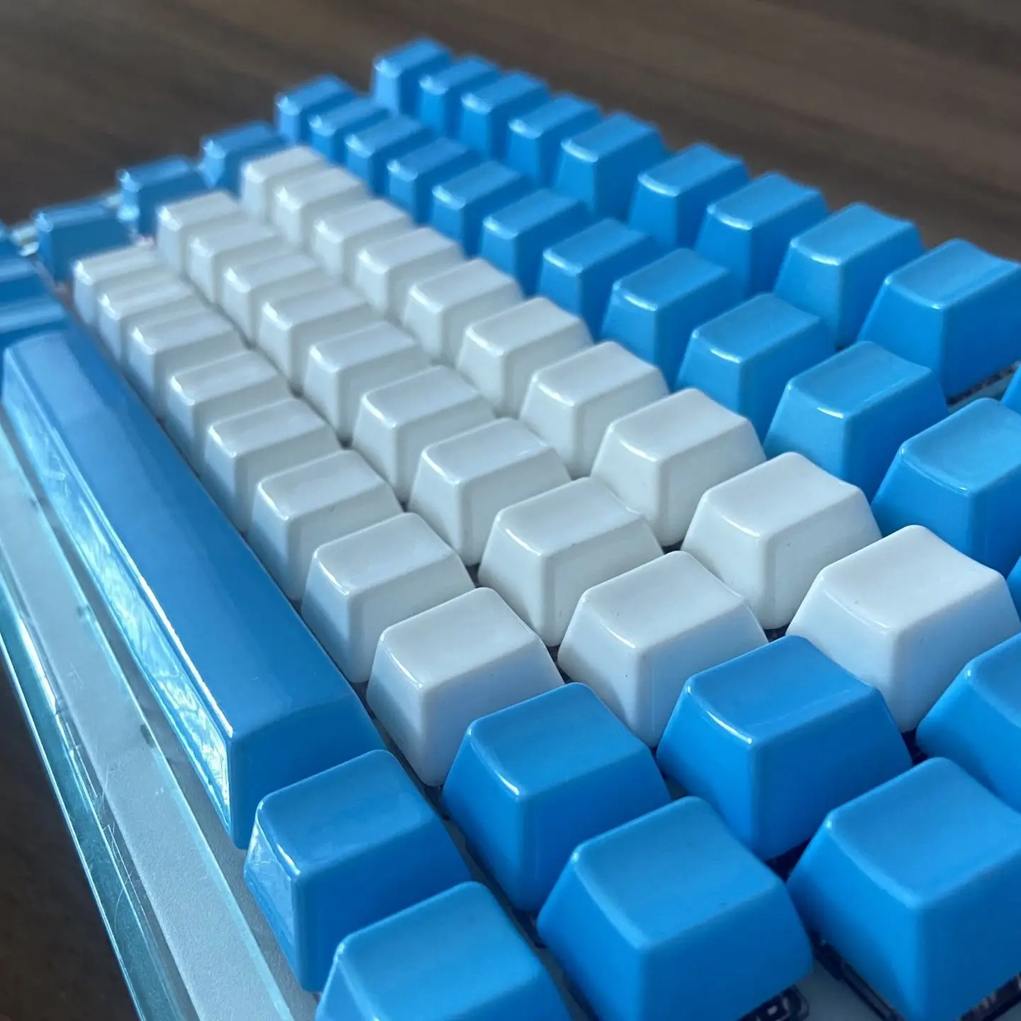 26 Letter Area Theme Keycaps Set Ceramics OEM Profile Custom Original Handmade Smooth Keycap for Mechanical Keyboard Accessories