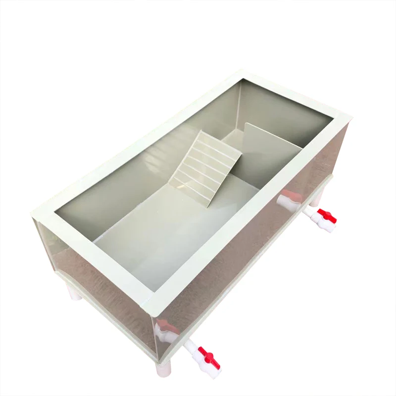 Feeding box with sunscreen, special tank for turtle villa, plastic basin, fish tank