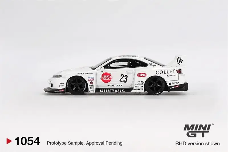 MINI GT 1/64 LB-スーパーシルエット S15 シルビア アスリート 右ハンドル ダイキャストモデルカー