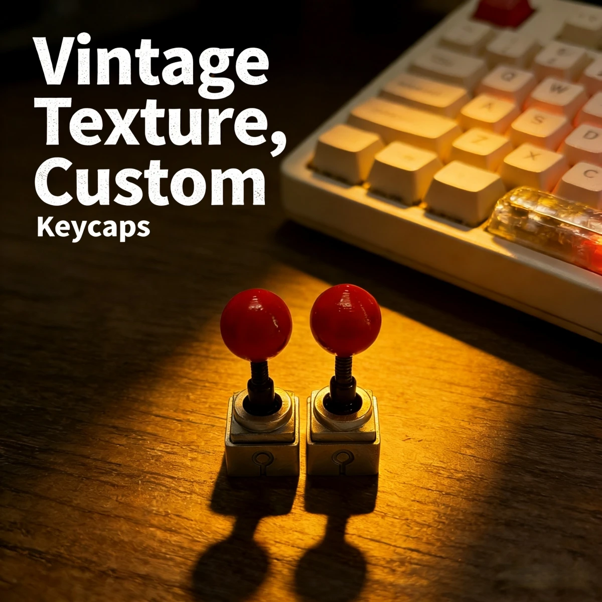 1990 Game Machine Theme Mechanical Keyboard Key Cap MX Switches Artisan Keys Joystick DIY Personalized Accessory