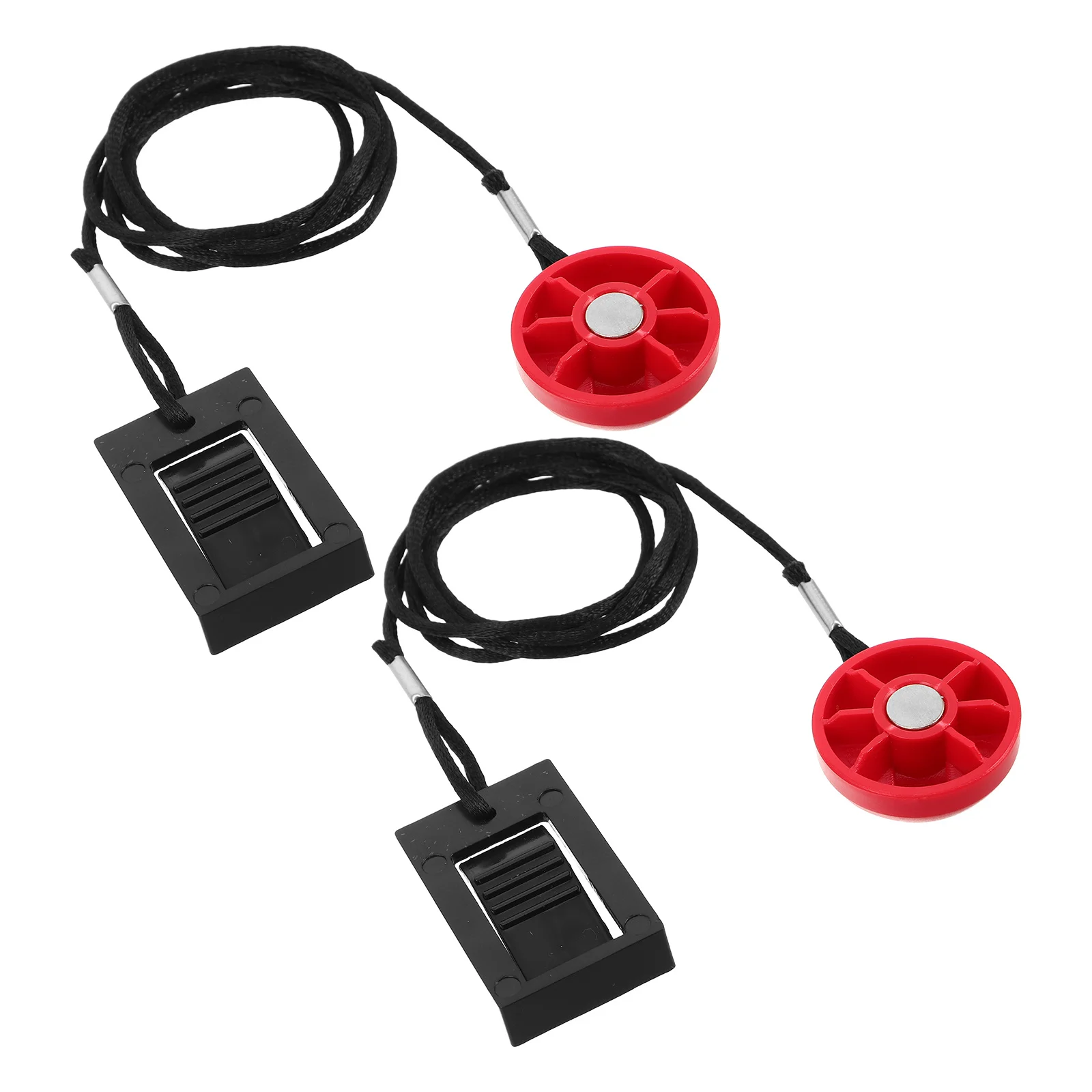 

2Pcs Treadmill Key Strap Magnetic Safety Key for Exercise Treadmills Emergency Stop Switch Durable Cord Wide Usability