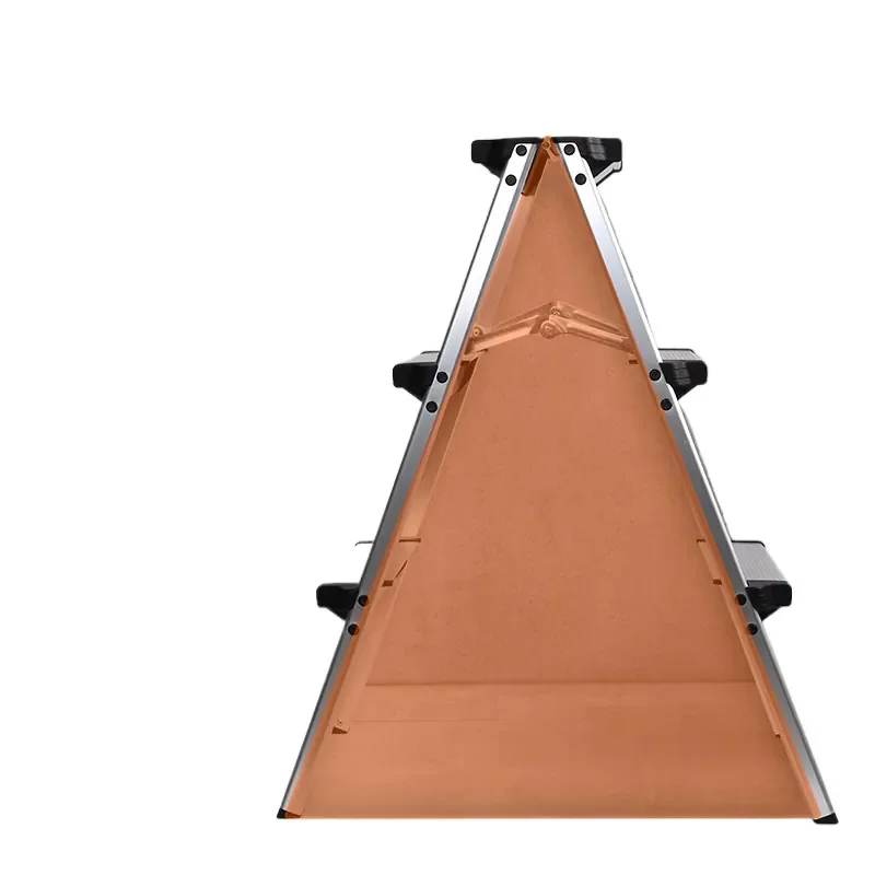 Aluminum Folding A-Frame Ladder for Home Use Thickened Indoor Step Ladder 3-Step or 4-Step Stool Dual-Side Car Washing Stool
