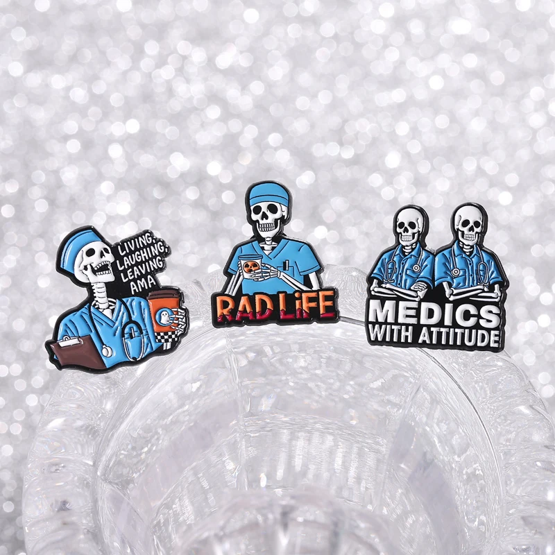 Broches de Esmalte para Coleçã - Medical Lab Logo avaliação e preço
