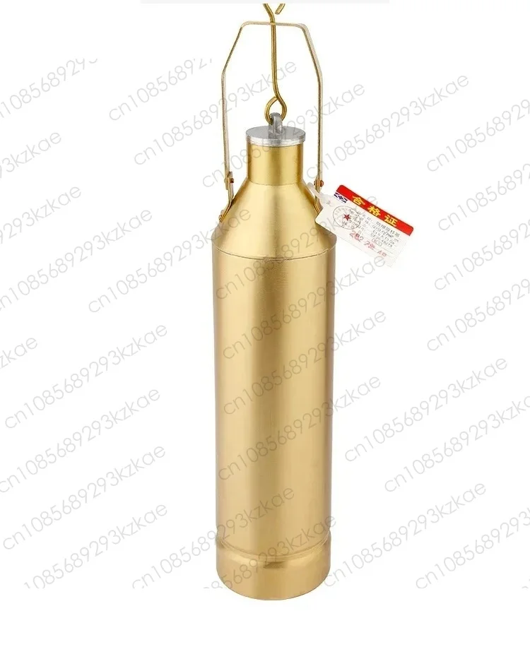 Copper Sampling Barrel Bottom Sampler Stainless Steel Sampler Petrochemical Oil Oil Sampling Barrel Water Quality