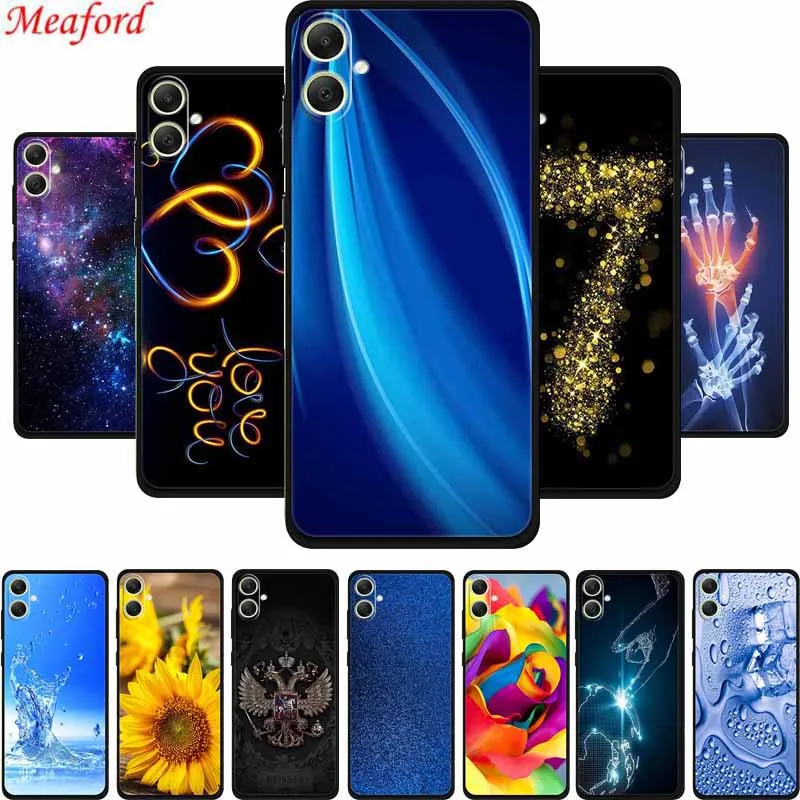 For Samsung Galaxy M05 Case M 05 Phone Cover Black Silicone Soft Phone Case For Samsung A06 F05 Back Cover Case Funda Para Coque