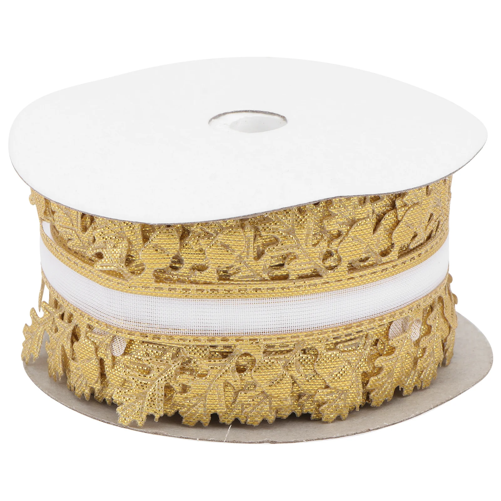 Lace Ribbon Embossed Decor DIY Supplies Elegant Wedding Dress Accessory Long Lasting Use Lace Flowers Embossed Ribbon