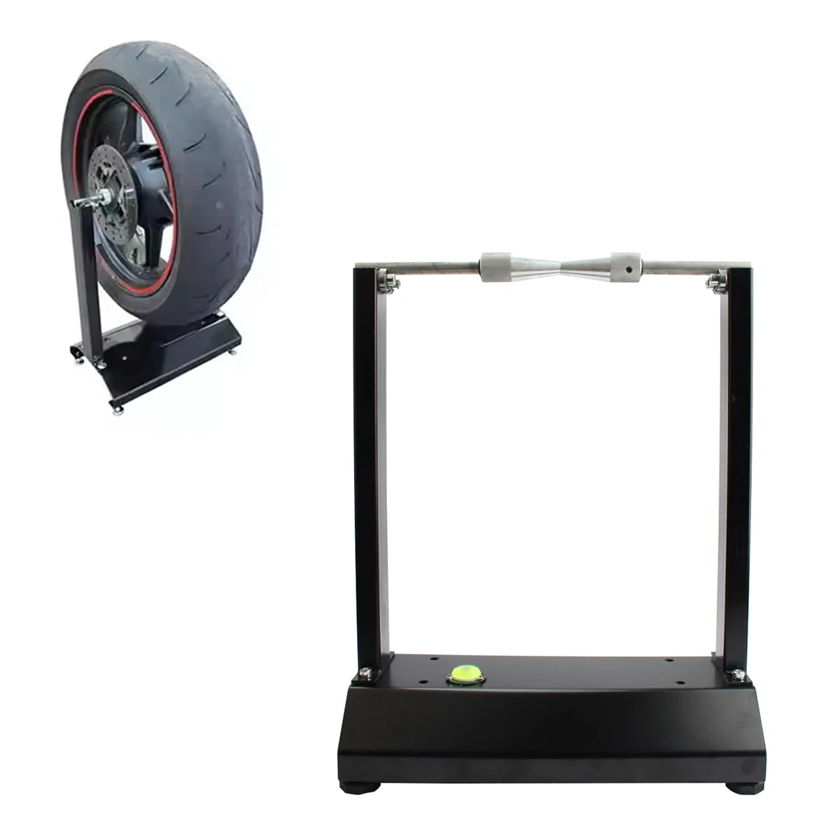 

Wheel Balancer Turning Adjustable Motorcycle Tire Rim Balancing Stand Tool Motorcycle Repair