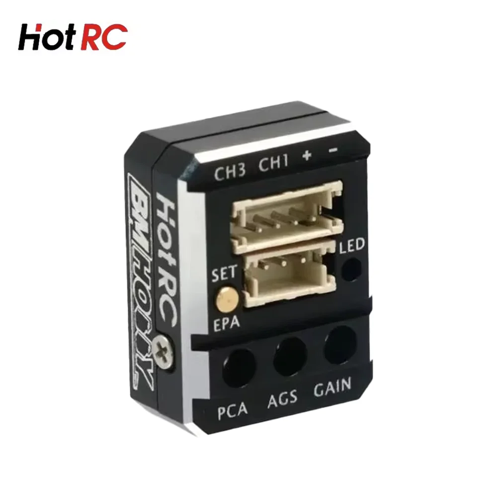 HotRC F11 سيارة الدوران جيروسكوب معدني صغير PWM 3.5-9 فولت Jst1.5 ل RC على الطريق نموذج الانجراف سباق رالي قارب التحكم عن بعد مركبة