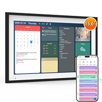 15.6 Inch 1080P Digital Calendar Planner Touchscreen for Family WiFi Interactive Display Wall Planner Digital Calendar with APP