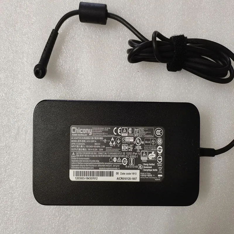 

OEM Chicony 19V 6.32A 120W A15-120P1A 5.5mm*2.5mm AC Adapter For MSI 0NC 0ND 2PE 2PM GE60 GE62 GE70 GE72 Genuine Puryuan Charger