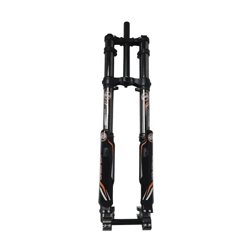 

Electric Bike Front Fork DNM USD-8S Downhill Mountain EBike Air Suspension Fork 203mm 20mm Axle Dual Disc Brake