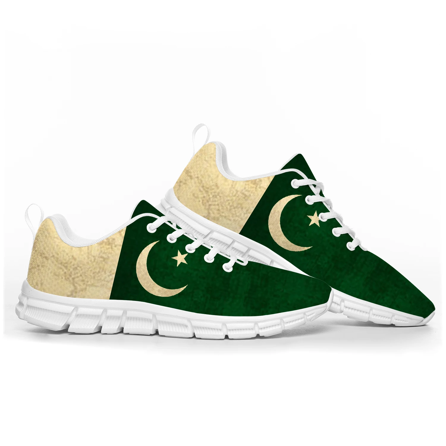 Pakistaanse Vlag Sport Schoenen Mens Womens Tiener Kids Kinderen Sneakers Pakistan Fashion Casual Custom Hoge Kwaliteit Paar Schoenen