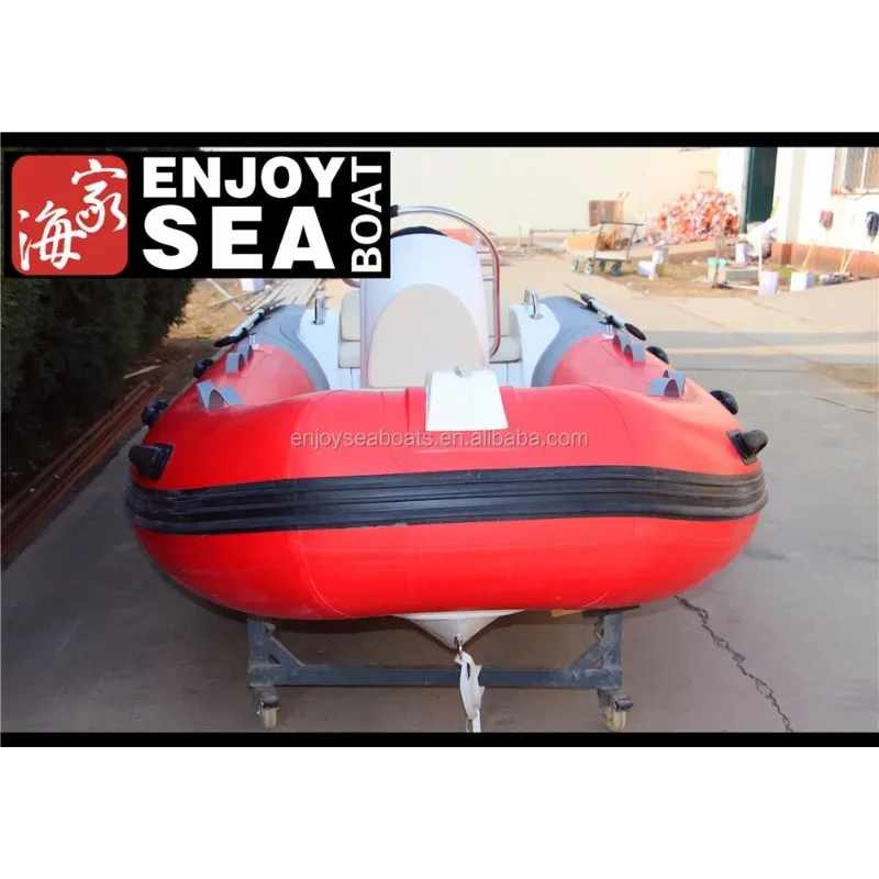 2025 China Wholesale Rigid Fiberglass RIB Boat Used Rigid Inflatable Boats Rubber Boat Price For Sale