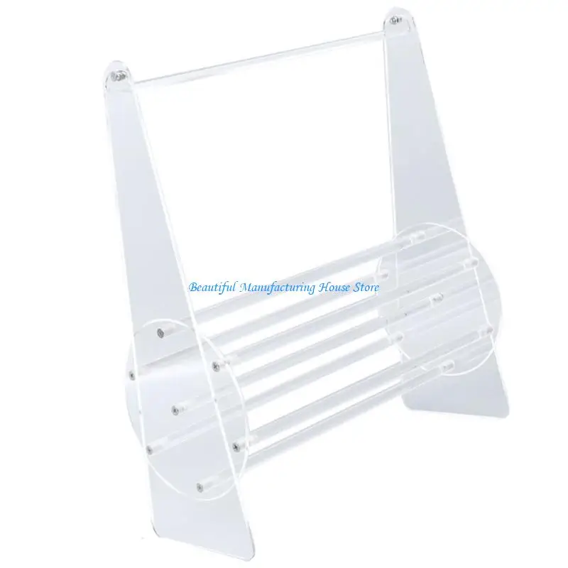E56A Sturdy Acrylics Headband Storage Rack with Multiple Levels Designs for Organizing Hair Accessories and Jewelry