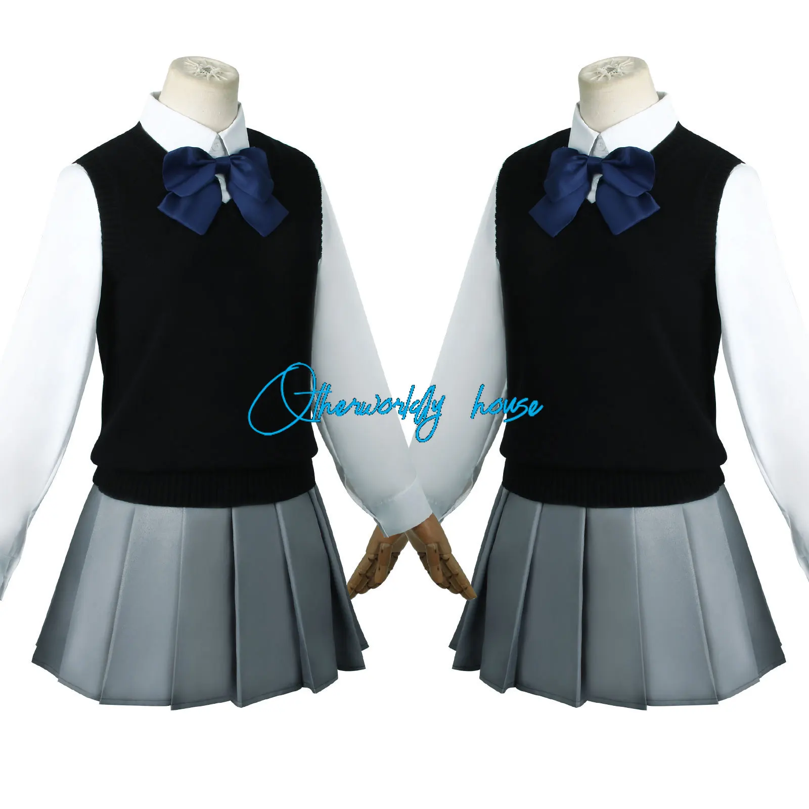 Anime Cosplay No Ko Kurokawa Akane Cosplay Costumes JK Uniform Shirt Cotton Vest Skirt Bow Wig Sweater Set Woman Clothes