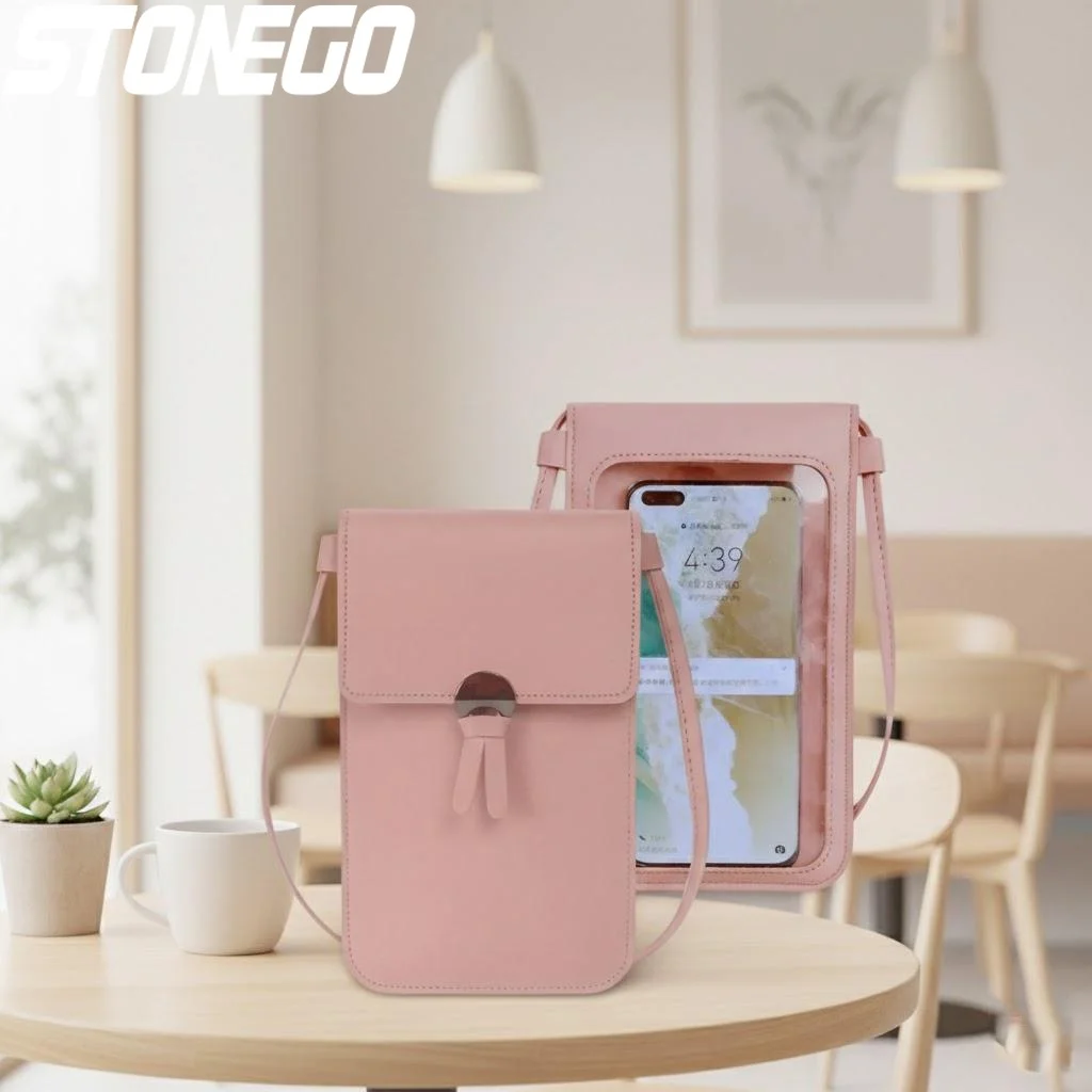 Women Transparent Crossbody Bag Fashion Small Shoulder Bag for Women Mobile Phone Purse Trendy Clear Handbag