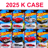2025 K Hot Wheels Car Let's Race Boys Toys 1:64 Diecast Honda Civic Alfa Romeo Ferrari F40 Audi Ford Mustang Mazda Vehicle Model