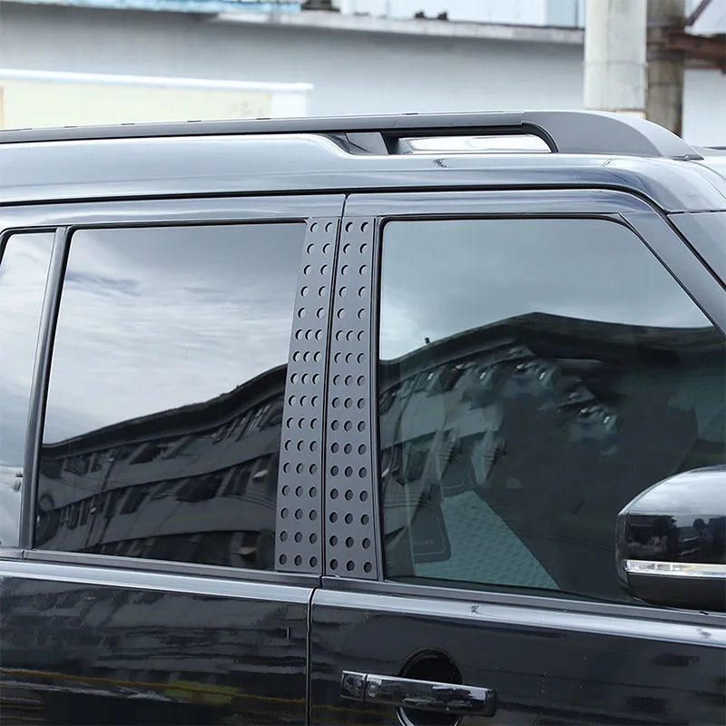 

For Land Rover Discovery 3 Discovery 4 2004-2016 Aluminum alloy Car Window B-pillar Center Pillar Trim Sticker Car Accessories