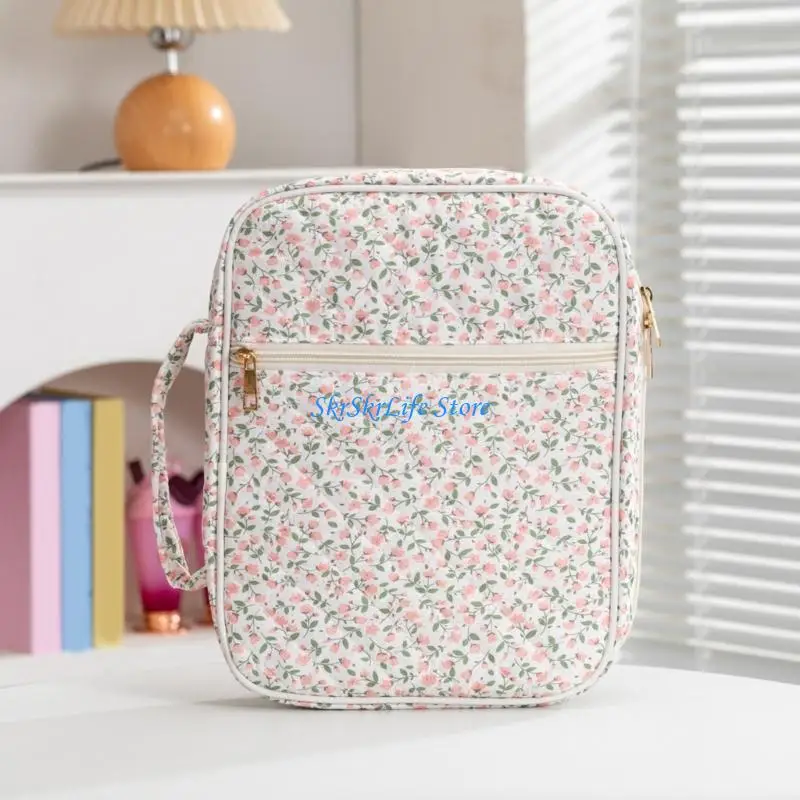 E65E Zippered Design Pen Holders Storage Bag Stationeries Case Pen Pencil Organizers