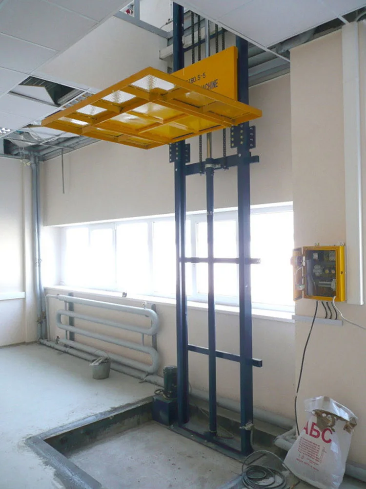 Customized Warehouse Lifting Equipment Hydraulic Cargo Ladder Lift Goods Lift Platform