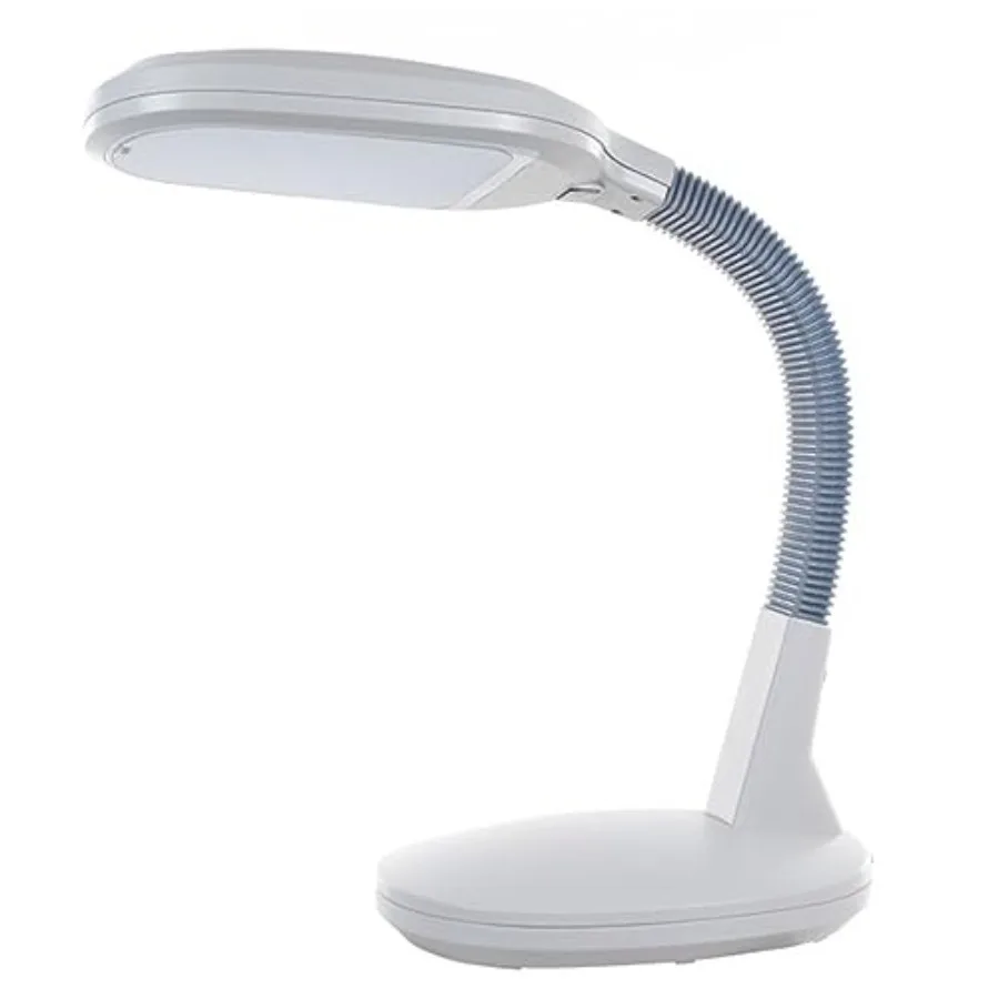 

LED Desk Lamp - Sunlight Lamp with Adjustable Gooseneck Arm - Home and Office Desk Lamps Great for Reading and Crafting by