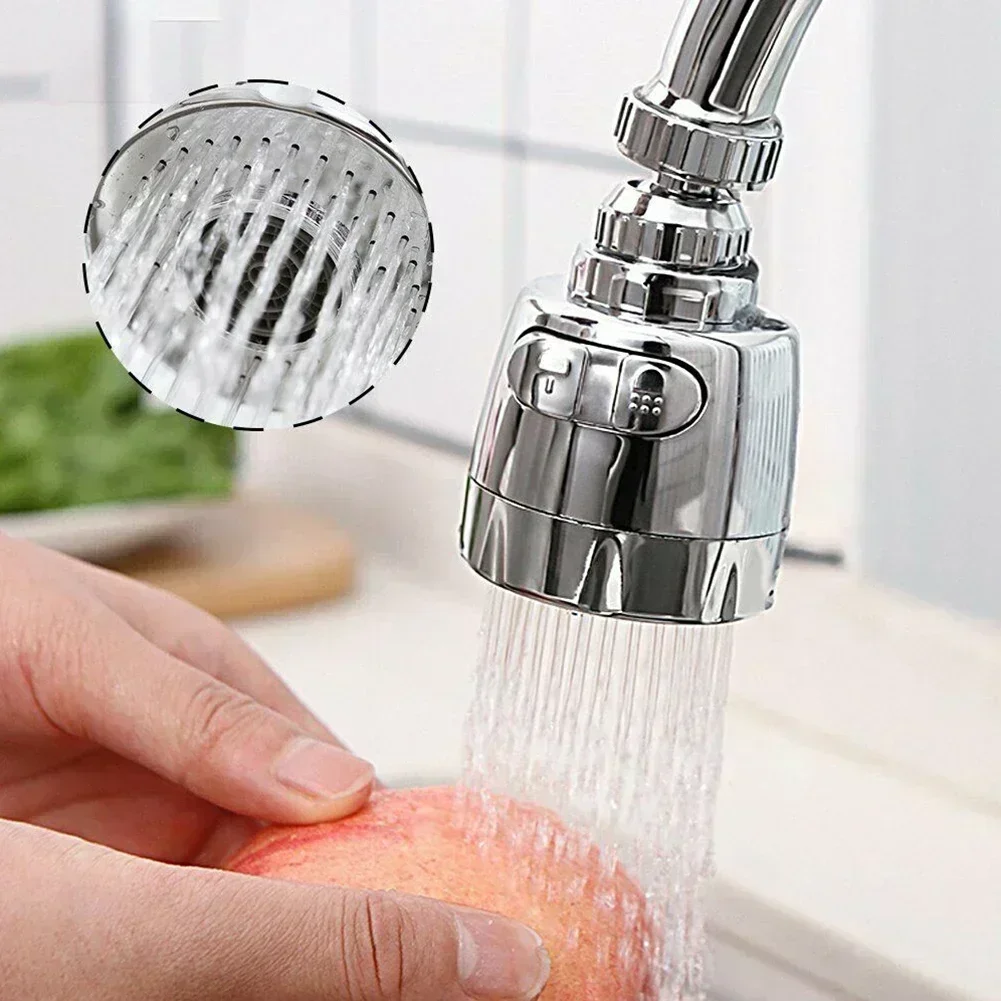 Water Tap Head Two Water Output Modes Kitchen Sink Faucet Aerator – Aerated Stream And Powerful Sprayer For Versatility