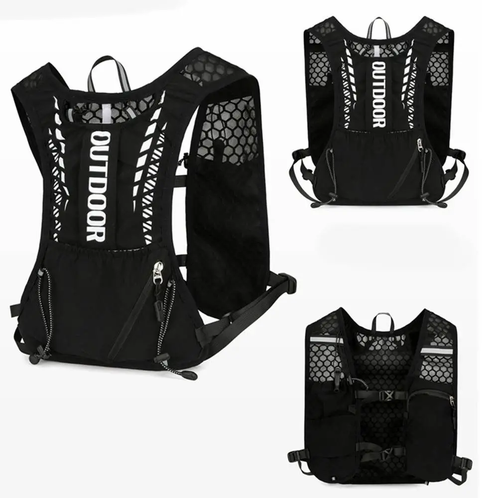 Lightweight Hydration Running Vest Breathable Waterproof Running Hydrating Backpack Multifunctional Convenient Bicycle Bag Vest