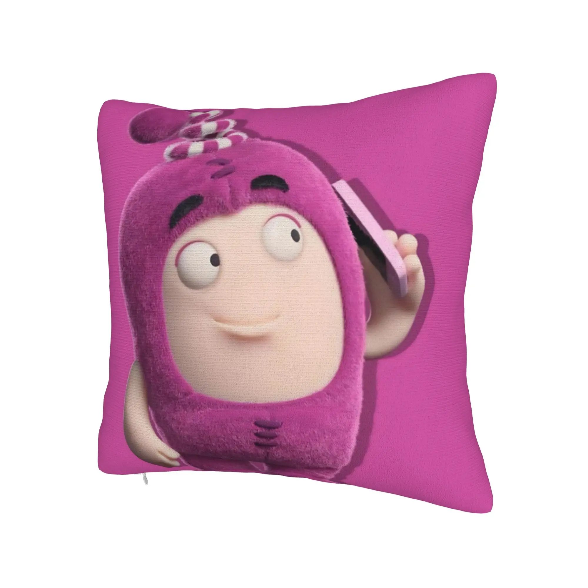 Decorative Pillow Covers O-Oddbods Merchandise Seat  Throw Pillow Case Cover Square Multi-Size