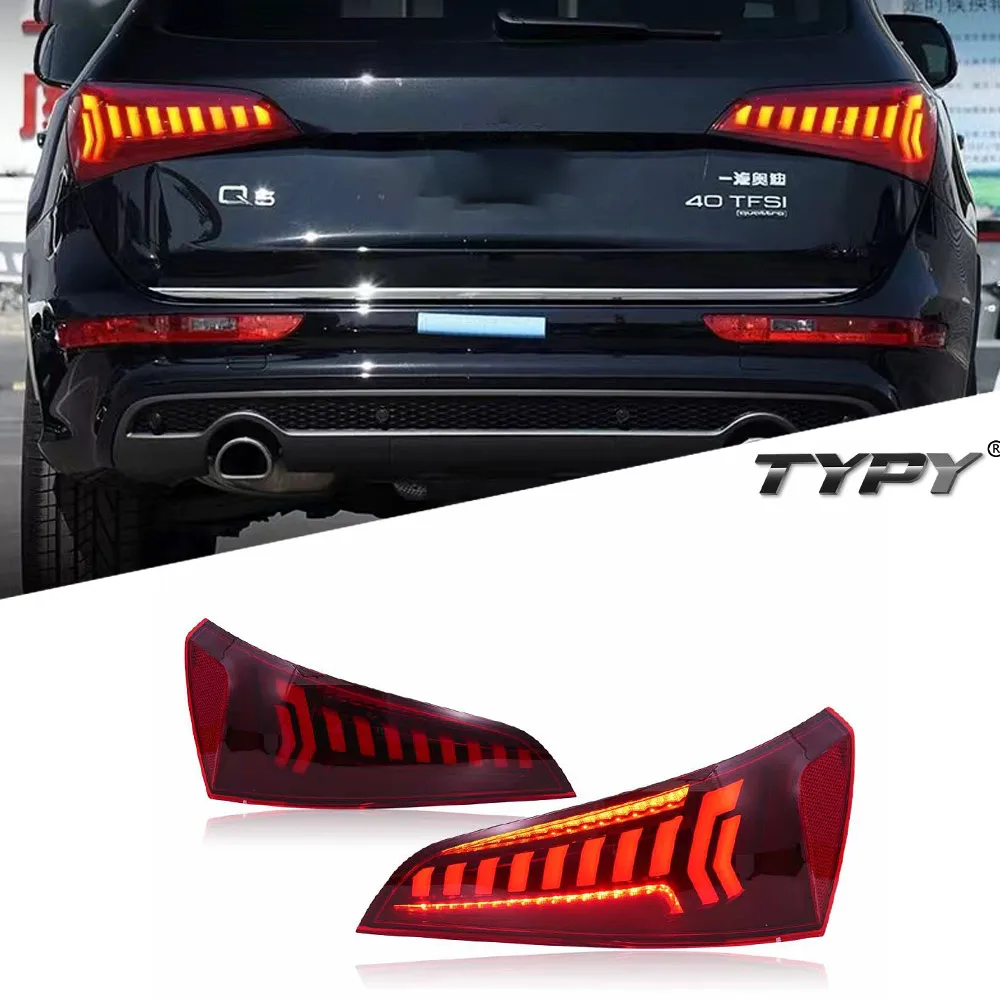 

TYPY Auto Tail Lamp Accessories For Audi Q5 2008-2018 Upgrade to NEW Audi LED Dynamic Turn Signal Lamp Car Tail Lamp Assembly