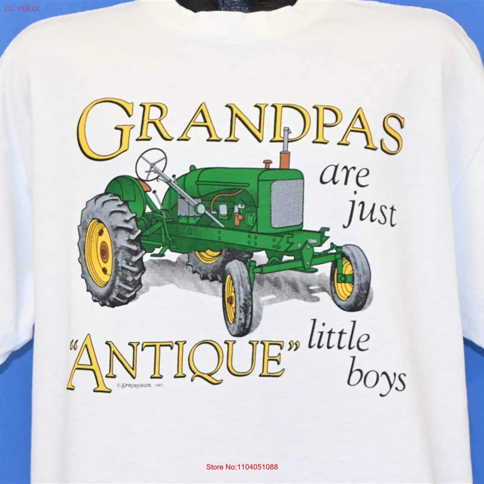 90s Grandpas Are Just Antique Little Boys Tractor t shirt Extra Large long or short sleeves