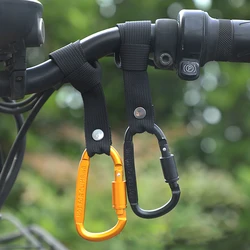 Motorcycle Electric Scooter Hook Front Hook Aluminum Alloy Handlebar Hook for Bicycle Handlebar Hook Clip No-Drill Hook Black