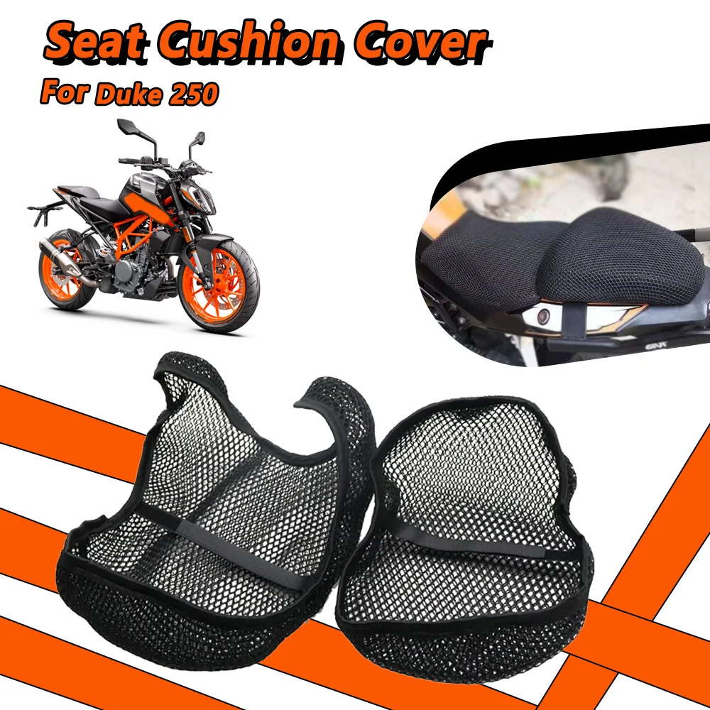 

Для Duke 250 Duke 250 19-22 чехол на сиденье мотоцикла 3D эластичный дышащий термостойкий противоскользящий защитный коврик аксессуары