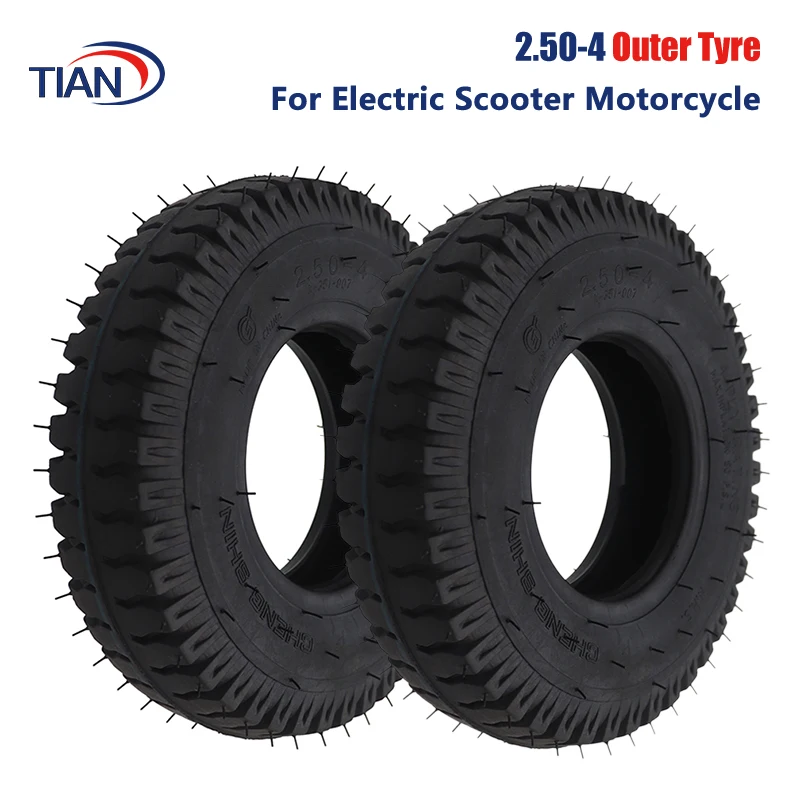 High Quality 2.50-4 Tires for Trolleys Utility Vehicles Lawn Mowers Motorcycles Unicycles Scooter Tire Accessories