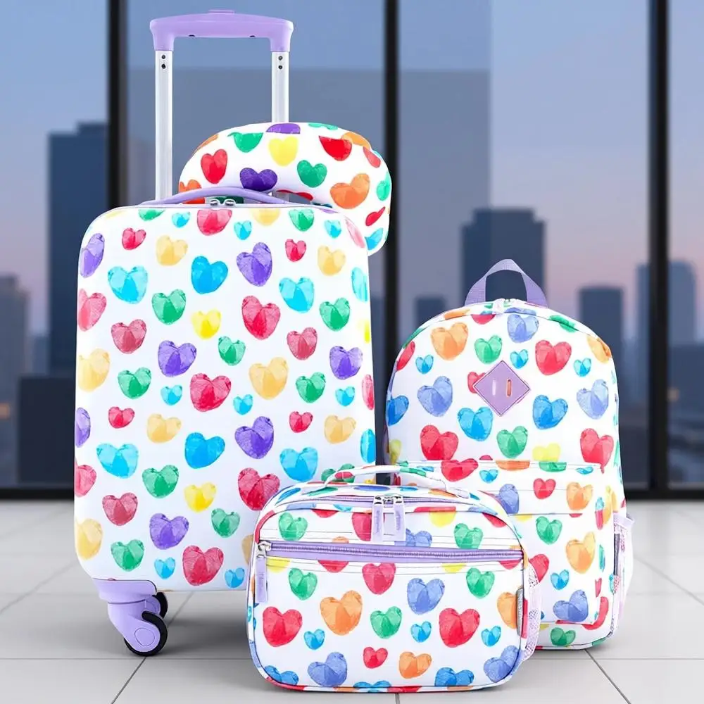 

Детский набор из 5 предметов для путешествий с дизайном в виде сердца с отпечатком пальца