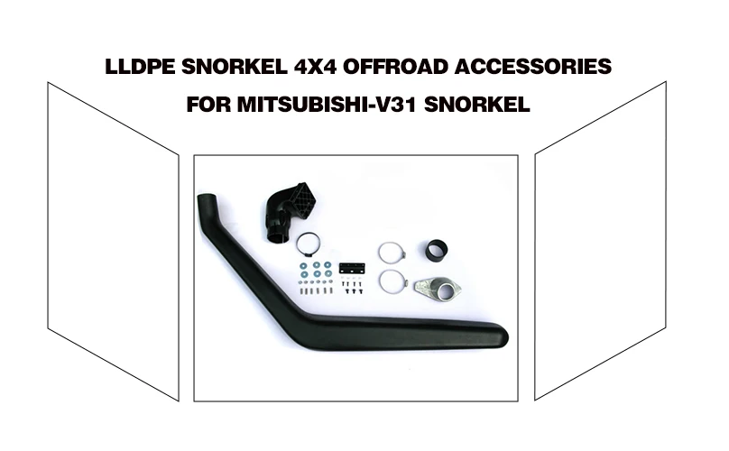 Car Snorkel 4x4 Offroad Accessories For Mitsubishi V31 Snorkel