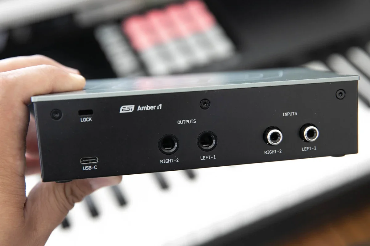 ESI Amber I1 تسجيل احترافي USB 3.1 واجهة الصوت كارت الصوت XLR كومبو ميكروفون Preamp + 48 فولت دعم الطاقة الوهمية #6