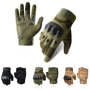 Tactical Outdoor Gloves – Touchscreen Full-Finger Gloves for Motorcycle, Cycling, Hiking, Climbing and Fitness