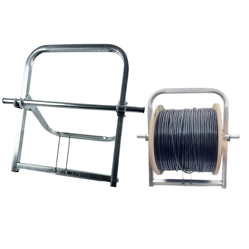 Wire Spool Rack Cord Storage Reel Heavy Duty Compact Foldable Multipurpose Commercial Industrial Grade Single Axle Cable Reel