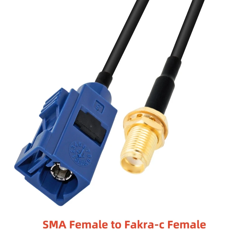 15CM 30CM 50CM 100CM RG174 Fakra RF-Koaxialkabel SMA auf Fakra C Stecker-Buchse-Verbinder Jumper Auto-Navigations-GPS-Antennenadapter – Detail 7