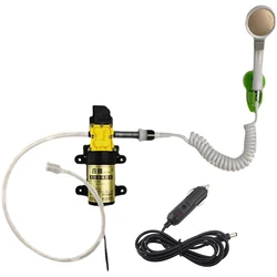 Pompe à siphon électrique pour lave-auto, kit de douche de camping, bain extérieur, portable, 12V, 36W