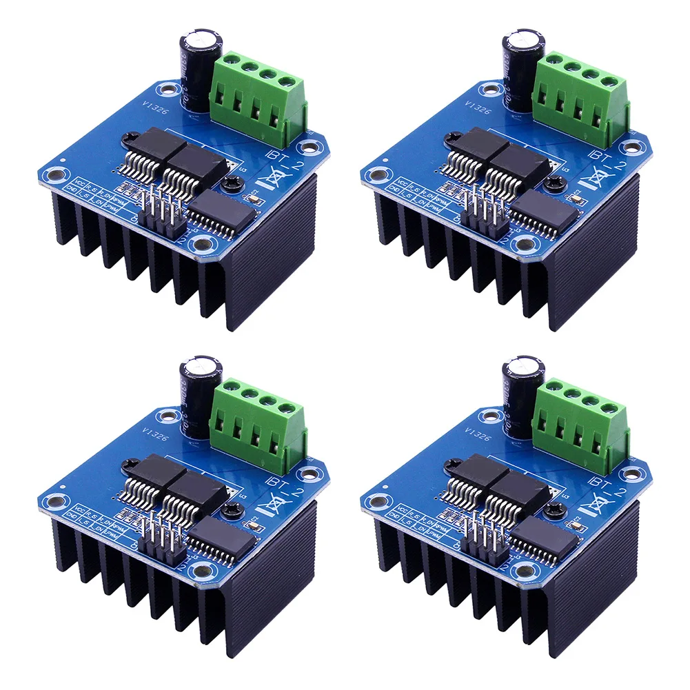 Blue BTS7960 Motor Driver Current Limiting Function 4-wire Connection Reversible Motor Control For Robotics For Arduino